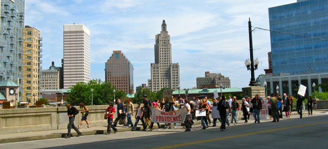 Marching on Providence